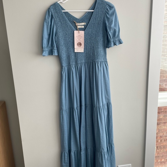 Christy Dawn Blue Smocked Dress - Picture 3 of 5